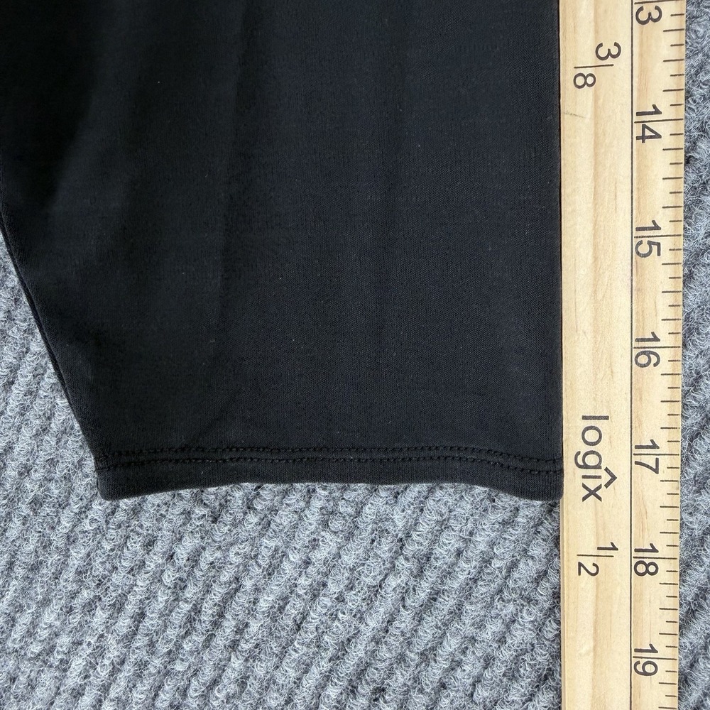 Eileen Fisher 100% silk top Lagenlook swing tunic black 3/4 sleeve women's XL - Picture 8 of 8